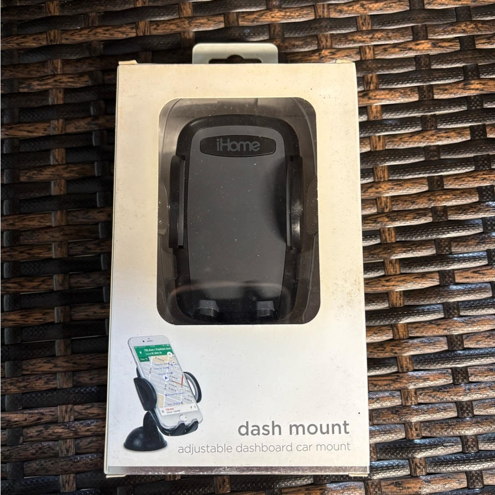 Dash mount phone holder